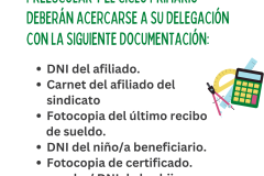 POST - VUELTA A CLASE 2022 - AFICHE DELEGACIONES